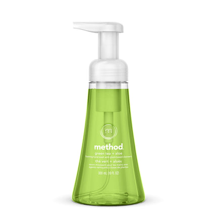 Foaming Hand Wash, Green Tea and Aloe Scent, 10 oz