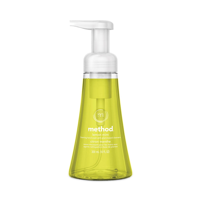 Foaming Hand Wash, Lemon Mint Scent, 10 oz