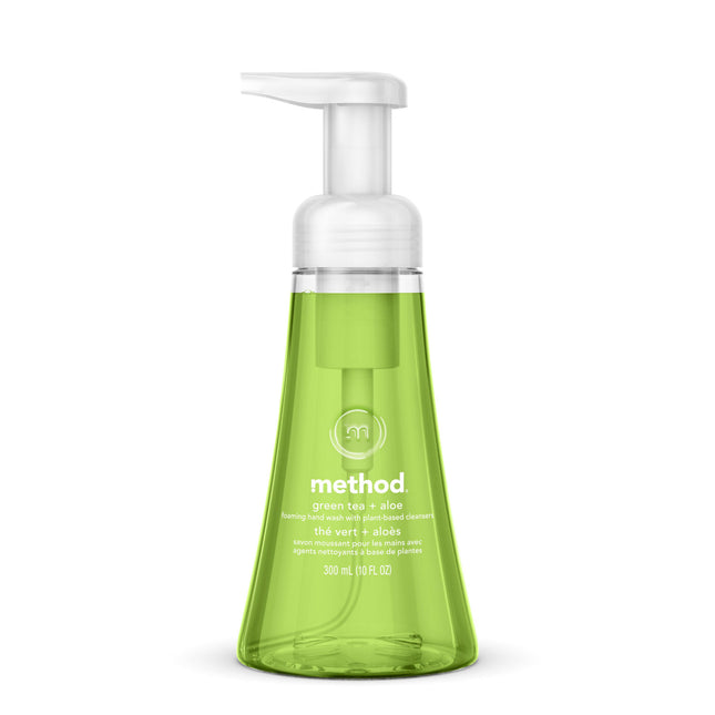 Foaming Hand Wash, Green Tea and Aloe Scent, 10 oz, 6/Carton