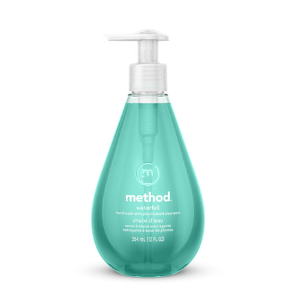 Gel Hand Wash, Waterfall Scent, 12 oz