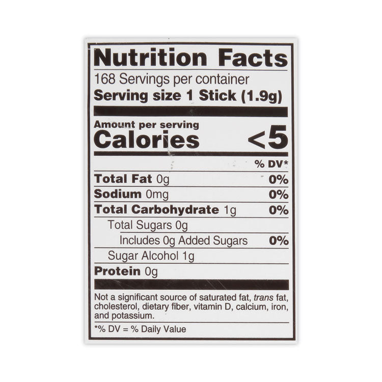 Sugar-Free Gum, Wintergreen, 14 Sticks/Pack, 12 Packs/Carton