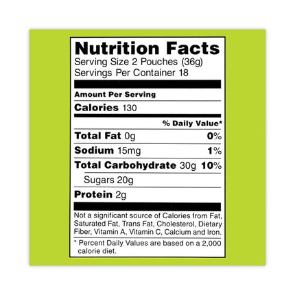 SpongeBob Squarepants Giant Krabby Patties Gummy Candy, 0.63 oz Pack, 36/Carton