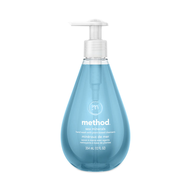 Gel Hand Wash, Sea Minerals Scent, 12 oz