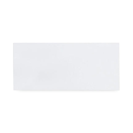 Business Envelope, #10, Commercial Flap, Diagonal Seam, Gummed Closure, 24 lb Bond Weight Paper, 4.13 x 9.5, White, 1,000/Box