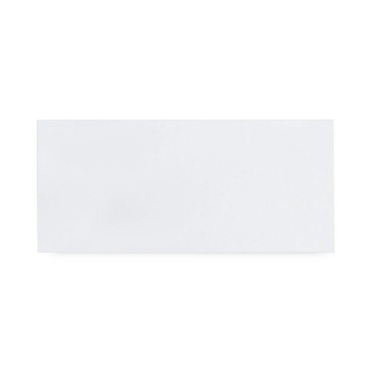 Business Envelope, #10, Commercial Flap, Diagonal Seam, Gummed Closure, 24 lb Bond Weight Paper, 4.13 x 9.5, White, 1,000/Box