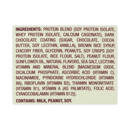 High Protein Bars, Chunky Chocolate Peanut, 1.41 oz Bar, 10 Bars/Carton