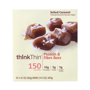 High Protein Bars, Salted Caramel, 1.41 oz Bar, 10 Bars/Carton