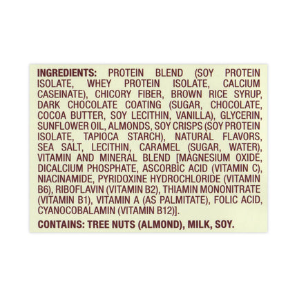 High Protein Bars, Salted Caramel, 1.41 oz Bar, 10 Bars/Carton