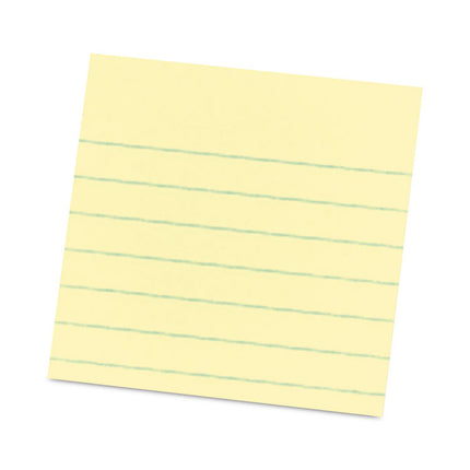 Original Canary Yellow Pop-up Refill, Note Ruled, 3" x 3", Canary Yellow, 100 Sheets/Pad, 6 Pads/Pack