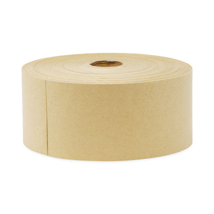 Gummed Kraft Sealing Tape, 3" Core, 3" X 600 Ft, Brown, 10/carton