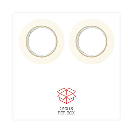 General-Purpose Masking Tape, 3" Core, 48 Mm X 54.8 M, Beige, 2/pack