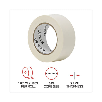 General-Purpose Masking Tape, 3" Core, 48 Mm X 54.8 M, Beige, 2/pack