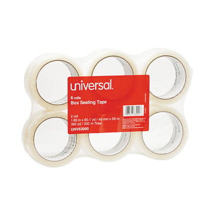 General-Purpose Box Sealing Tape, 3" Core, 1.88" X 60 Yds, Clear, 6/pack