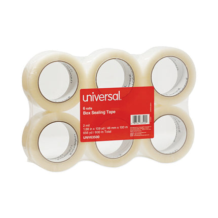 General-Purpose Box Sealing Tape, 3" Core, 1.88" X 110 Yds, Clear, 6/pack