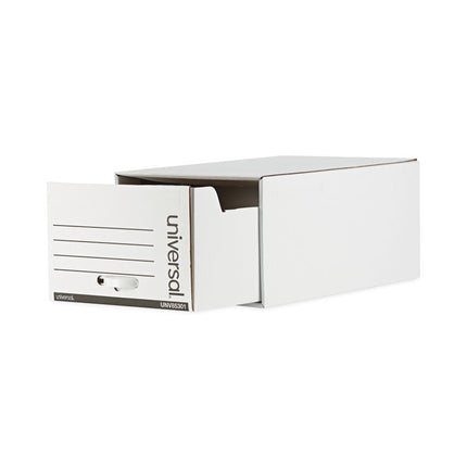 Heavy-Duty Storage Drawers, Legal Files, 17.25" X 25.5" X 11.5", White, 6/carton
