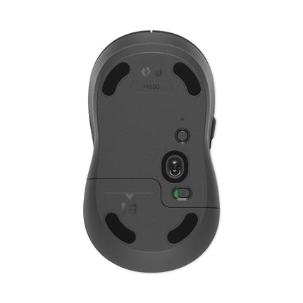 Signature M650 for Business Wireless Mouse, Medium, 2.4 GHz Frequency, 33 ft Wireless Range, Right Hand Use, Graphite