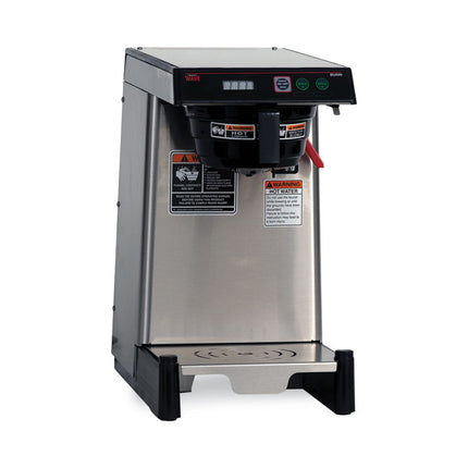 WAVE15-APS Low Profile Automatic Airpot Coffee Brewer, 12-Cup, Gray/Stainless Steel