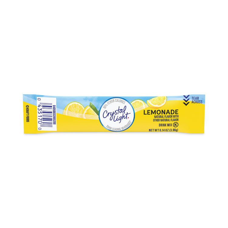 Flavored Drink Mix Pitcher Packs, Lemonade, 0.14 oz Packets, 16 Packets/Pouch, 1 Pouch/Carton