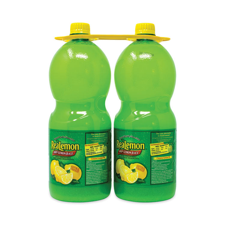 100% Lemon Juice from Concentrate, 48 oz Bottle, 2/Carton