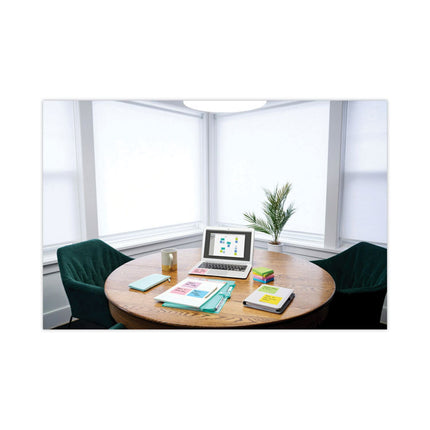 Original Pads in Floral Fantasy Collection Colors, 1.5" x 2", 100 Sheets/Pad, 12 Pads/Pack