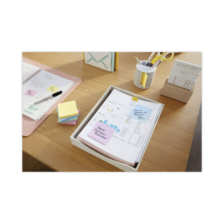 Original Recycled Note Pad Cabinet Pack, 3" x 3", Sweet Sprinkles Collection Colors, 75 Sheets/Pad, 24 Pads/Pack