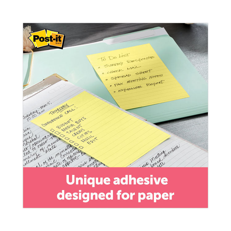 Original Pads in Canary Yellow, Note Ruled, 4" x 6", 100 Sheets/Pad, 12 Pads/Pack