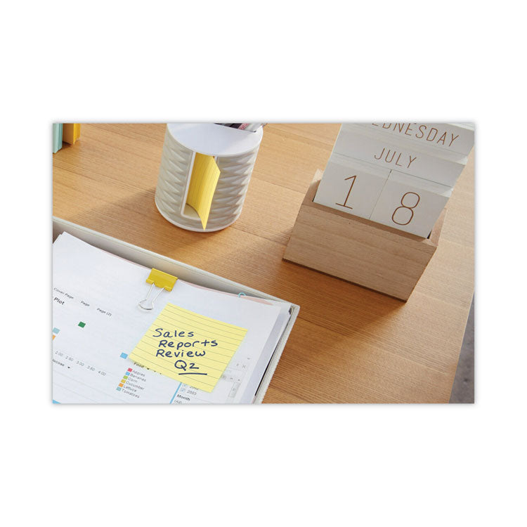 Original Pads in Canary Yellow, Note Ruled, 3" x 3", 100 Sheets/Pad, 6 Pads/Pack