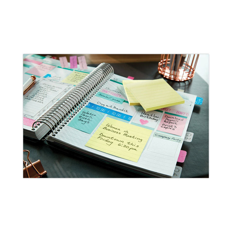 Original Pads in Canary Yellow, Note Ruled, 3" x 3", 100 Sheets/Pad, 6 Pads/Pack
