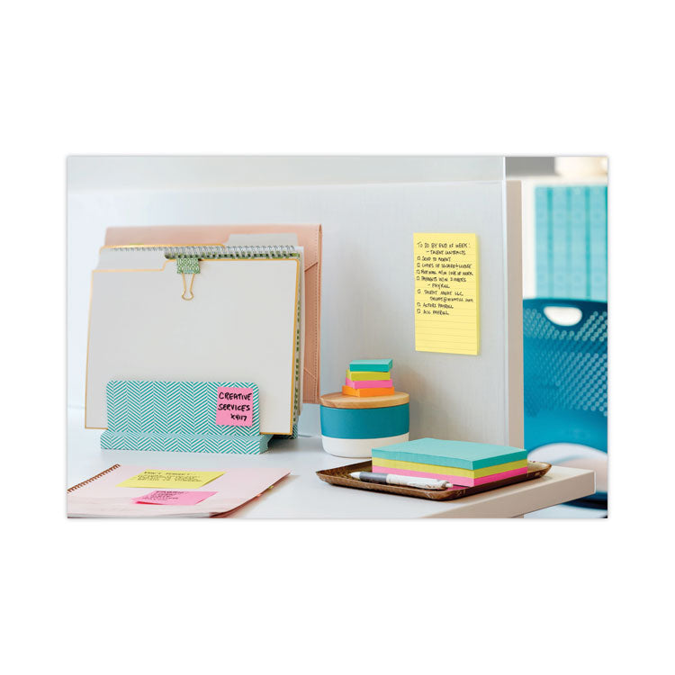 Original Pads in Canary Yellow, Note Ruled, 4" x 6", 100 Sheets/Pad, 5 Pads/Pack