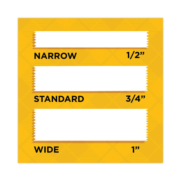 Double-Sided Tape, 1" Core, 0.5" X 75 Ft, Clear, 2/pack