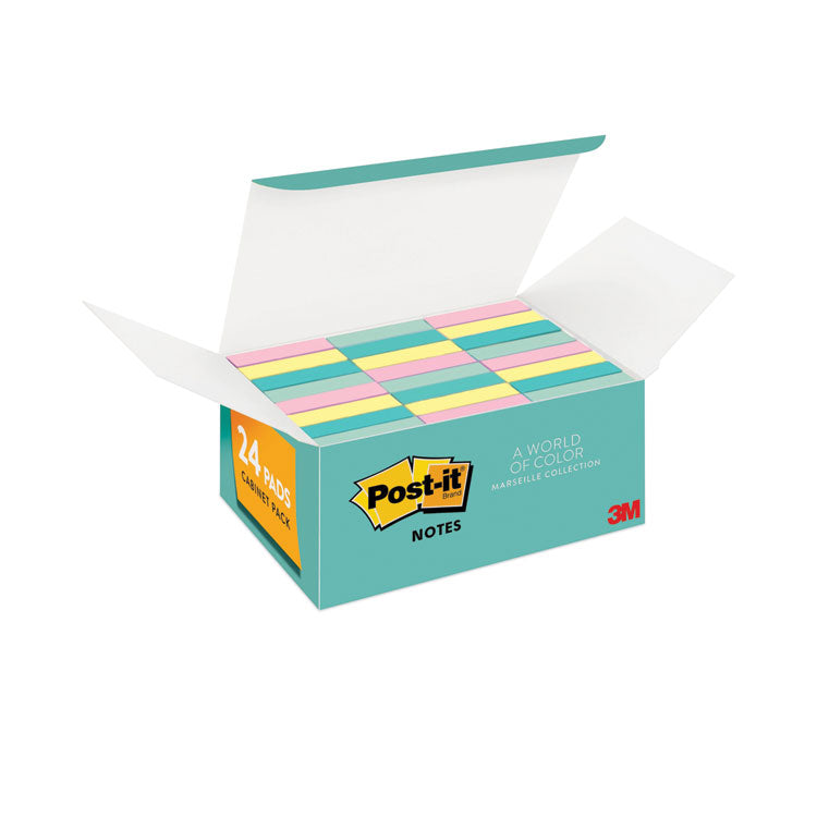 Original Pads in Beachside Cafe Collection Colors, Value Pack, 1.38" x 1.88", 100 Sheets/Pad, 24 Pads/Pack