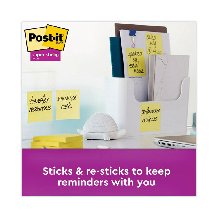 Pads in Canary Yellow, Cabinet Pack, 3" x 3", 90 Sheets/Pad, 24 Pads/Pack