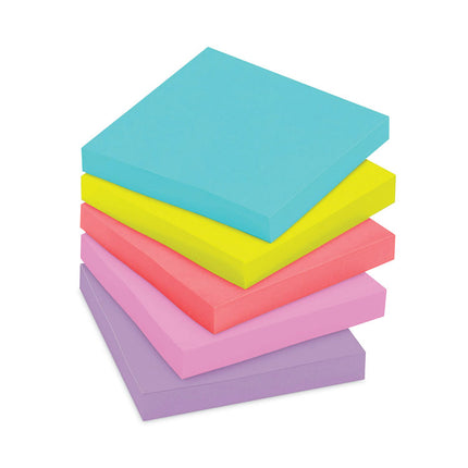 Pads in Supernova Neon Collection Colors, Cabinet Pack, 3" x 3", 70 Sheets/Pad, 24 Pads/Pack