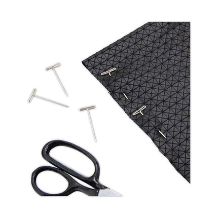 T-Pins, Steel, Silver, 1.5", 100/Box