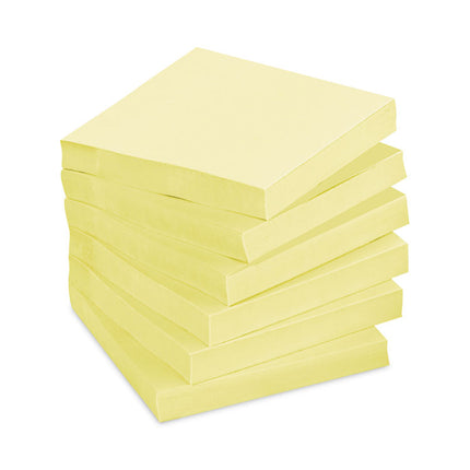 Pads in Canary Yellow, 3" x 3", 90 Sheets/Pad, 12 Pads/Pack