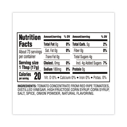 Tomato Ketchup Squeeze Bottle, 44 oz Bottle, 3/Pack