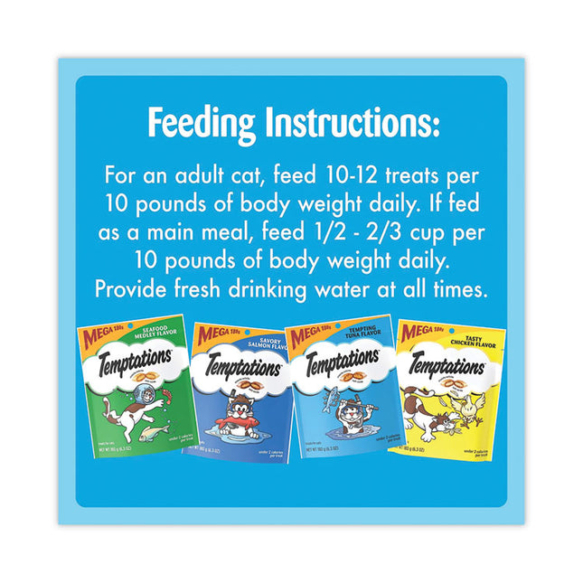 Cat Treats Mega Pack Variety, 6.3 oz Pouch, 4/Pack