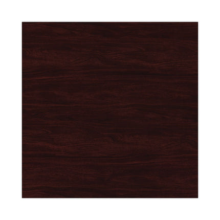 Alera Valencia Series Bookcase, Three-Shelf, 31.75w x 14d x 39.38h, Mahogany