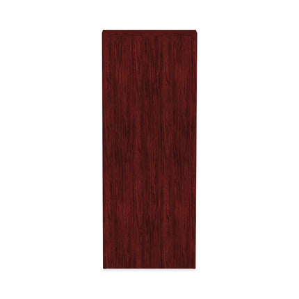 Alera Valencia Series Bookcase, Six-Shelf, 31.75w x 14d x 80.25h, Mahogany
