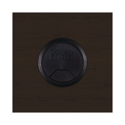 Alera Valencia Series Straight Front Desk Shell, 47.25" X 29.5" X 29.63", Espresso