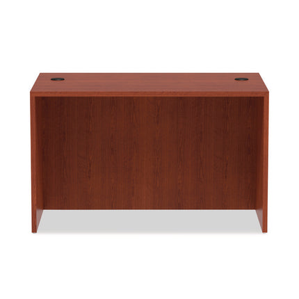 Alera Valencia Series Straight Front Desk Shell, 47.25" X 29.5" X 29.63", Medium Cherry
