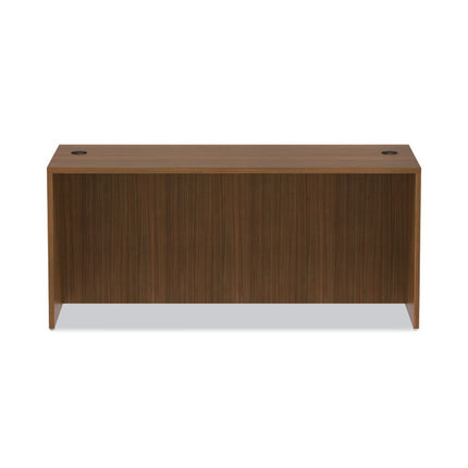 Alera Valencia Series Straight Front Desk Shell, 65" X 29.5" X 29.63", Modern Walnut