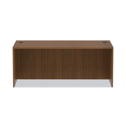 Alera Valencia Series Straight Front Desk Shell, 71" X 35.5" X 29.63", Modern Walnut