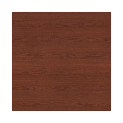 Alera Valencia Series Hutch with Doors, 4 Compartments, 58.88w x 15d x 35.38h, Medium Cherry