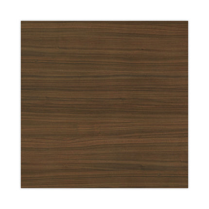 Alera Valencia Series Hutch with Doors, 4 Compartments, 70.63w x 15d x 35.38h, Modern Walnut