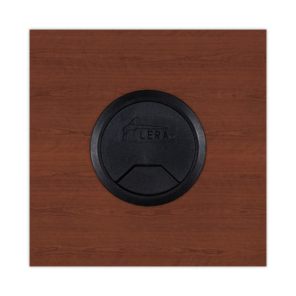 Alera Valencia Series Reversible Return/Bridge Shell, 35w x 23.63d x 29.5h, Medium Cherry