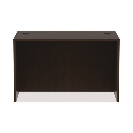 Alera Valencia Series Straight Front Desk Shell, 47.25" X 29.5" X 29.63", Espresso