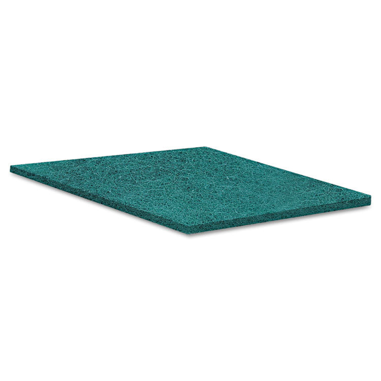 Medium-Duty Scouring Pad, 6 x 9, Green, 20/Carton