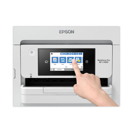 WorkForce Pro WF-C4810 Color Multifunction Printer, Copy/Fax/Print/Scan