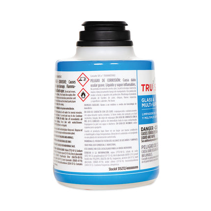TruShot 2.0 Glass and Multisurface Cleaner, Clean Fresh Scent, 10 oz Cartridge, 4/Carton